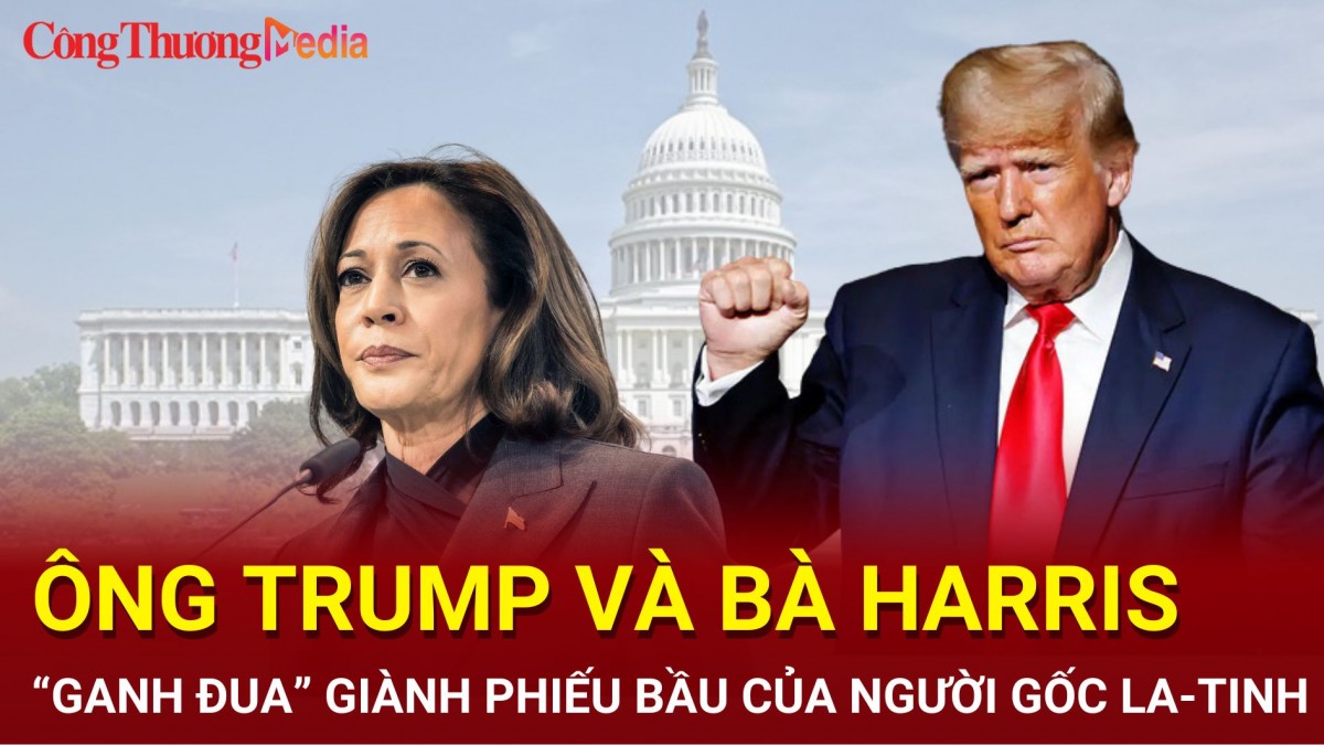 Bầu cử Mỹ 2024: Ông Trump và bà Harris chơi chiêu để ''lấy lòng'' người gốc La-tinh