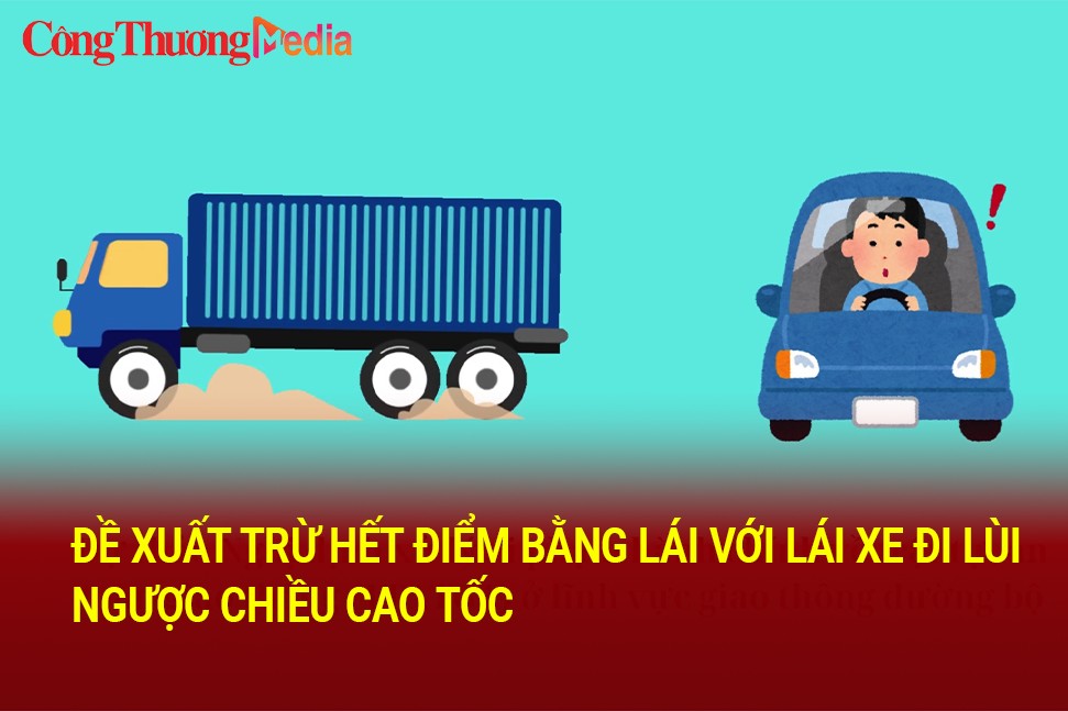 Lái xe đi lùi, ngược chiều cao tốc bị xử lý ra sao?