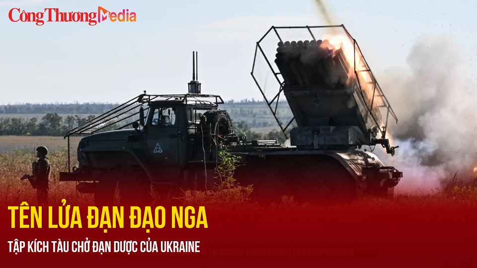 Tên lửa đạn đạo Nga tập kích tàu chở đạn dược của Ukraine