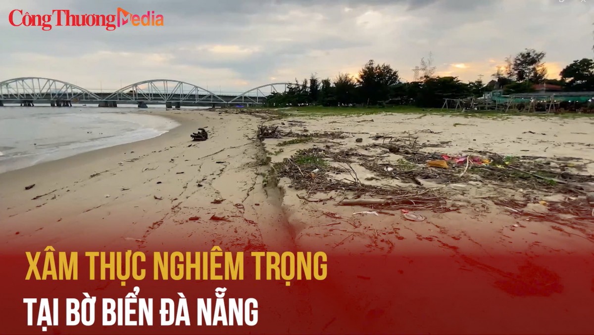 Xâm thực nghiêm trọng tại bờ biển Đà Nẵng