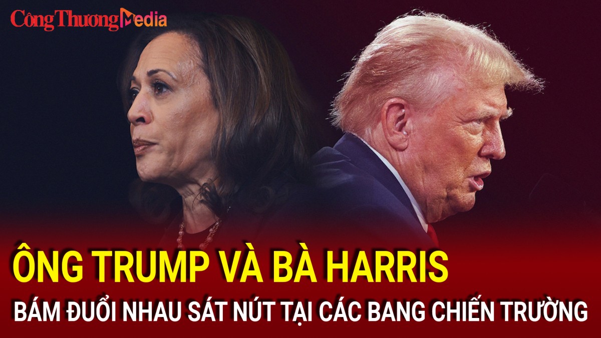 Bầu cử Mỹ 2024: Ông Trump và bà Harris 'đối đầu khốc liệt' tại các bang dao động