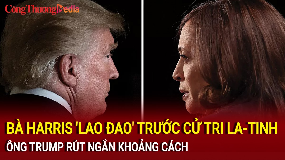 Bầu cử Mỹ 2024: Bà Harris 'lao đao' trước cử tri La-tinh, ông Trump rút ngắn khoảng cách