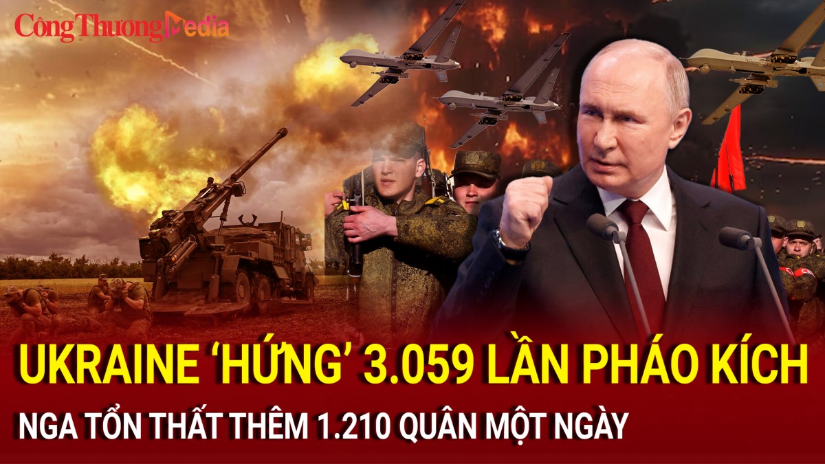 Chiến sự Nga-Ukraine sáng 16/10: Ukraine ‘hứng’ 3.059 lần pháo kích; Nga tổn thất thêm 1.210 quân một ngày