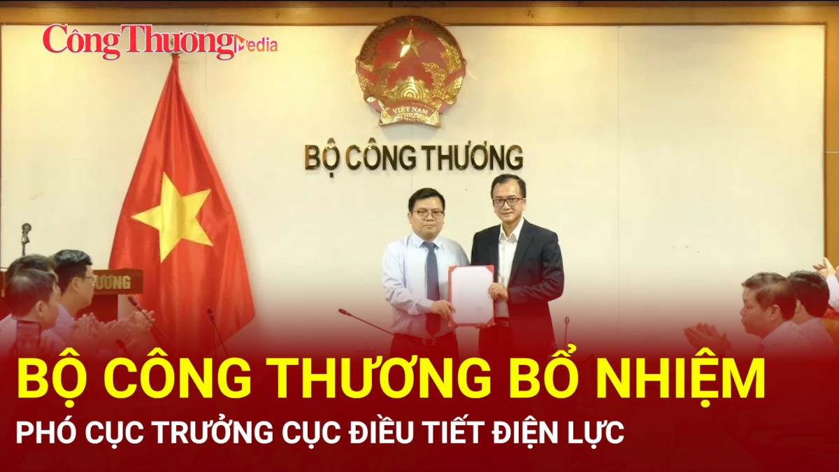 Bổ nhiệm Phó Cục trưởng Cục Điều tiết điện lực; TP. Hồ Chí Minh có loạt nhân sự mới