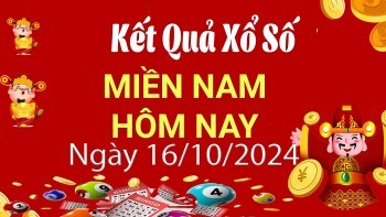 Kết quả xổ số miền Nam hôm nay 16/10/2024, XSMN 16/10, trực tiếp XSMN 16/10, KQXSMN