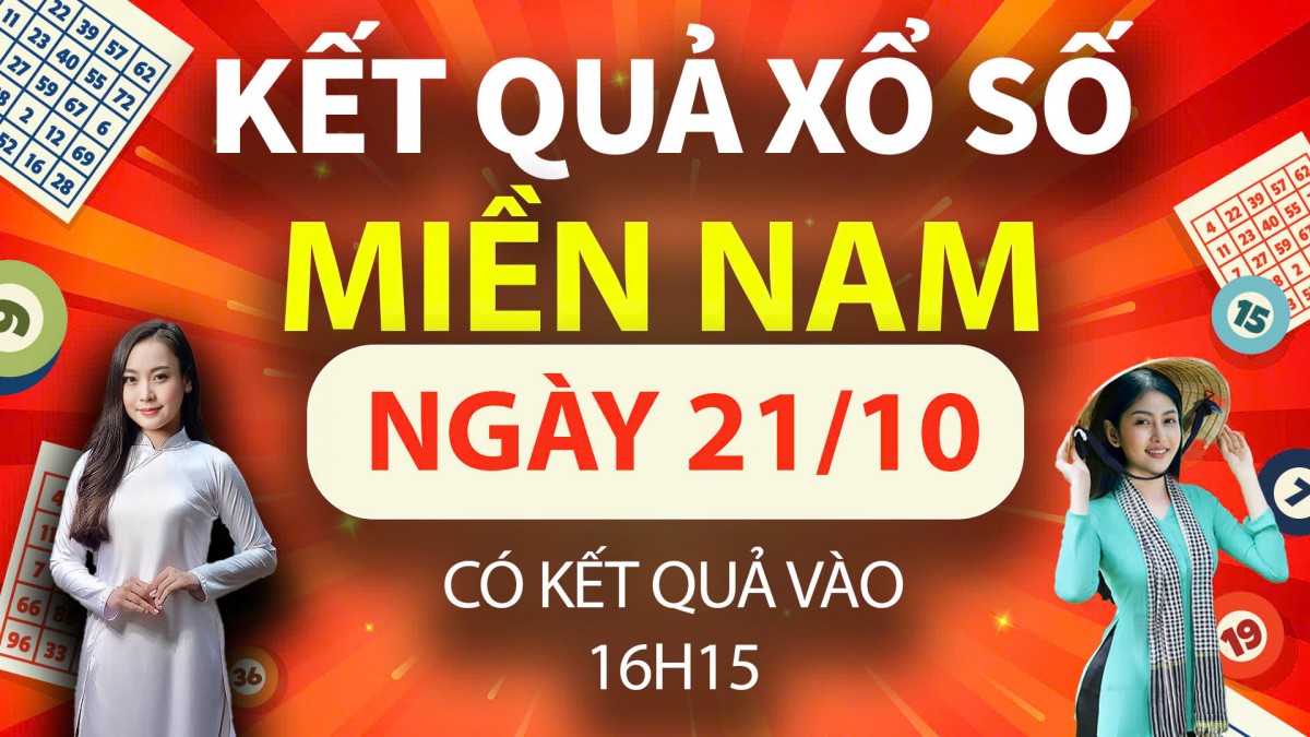 Kết quả xổ số miền Nam hôm nay 21/10/2024, XSMN 21/10, trực tiếp XSMN 21/10, KQXSMN