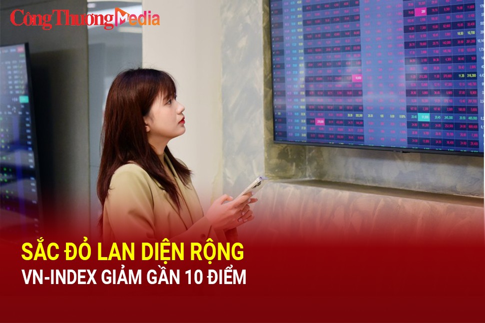 Chứng khoán ngày 22/10: Sắc đỏ lan diện rộng, VN-index giảm gần 10 điểm