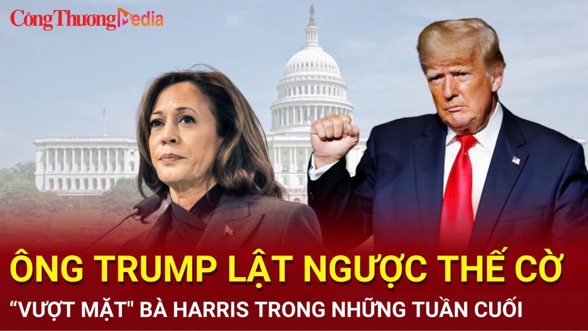 Bầu cử Mỹ: Ông Donald Trump bất ngờ lật ngược thế cờ, vượt mặt bà Harris