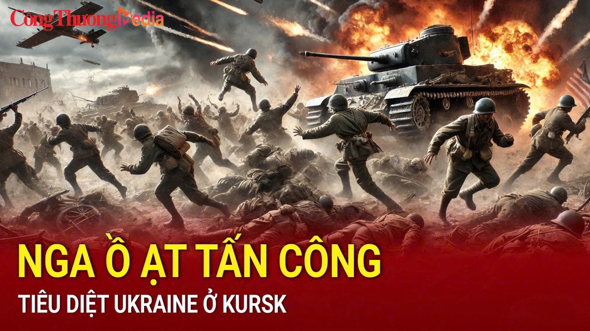 Nga ồ ạt tấn công, tiêu diệt Ukraine ở Kursk