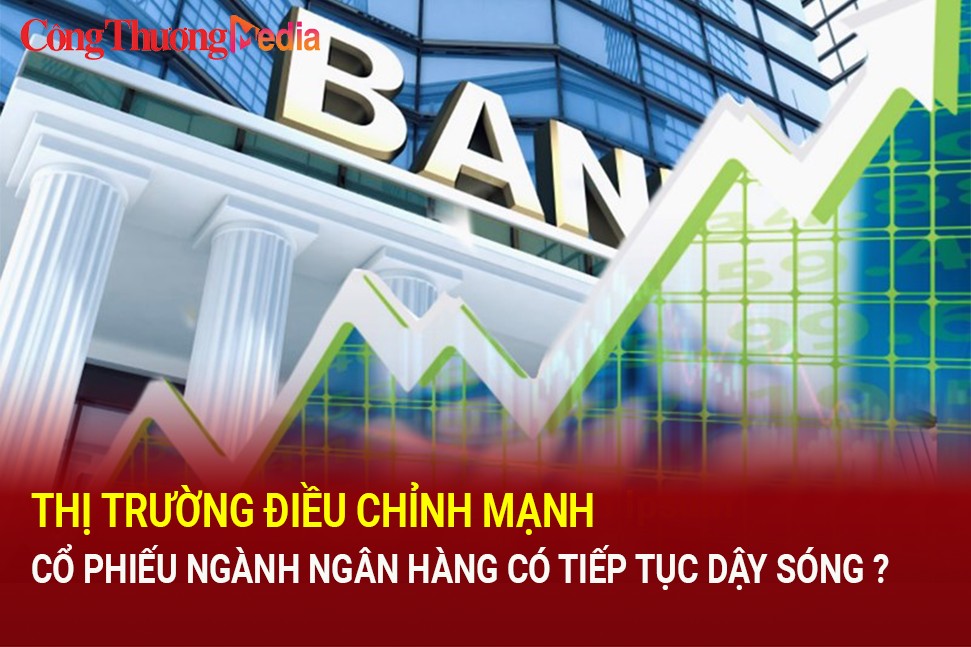 Thị trường điều chỉnh mạnh, cổ phiếu ngành ngân hàng có tiếp tục dậy sóng ?