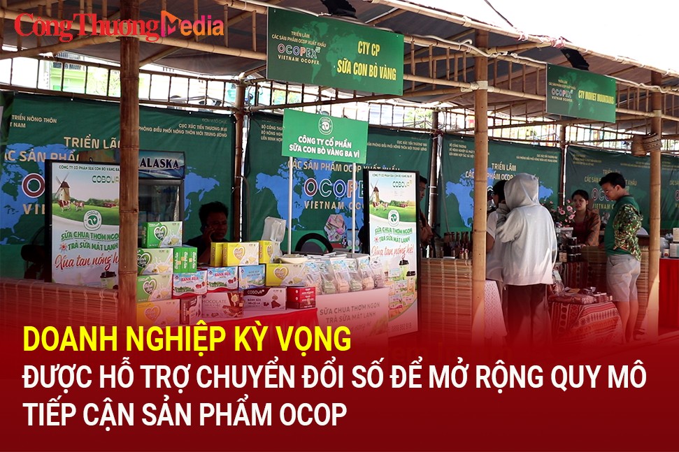 Doanh nghiệp kỳ vọng được hỗ trợ chuyển đổi số để mở rộng quy mô tiếp cận sản phẩm OCOP