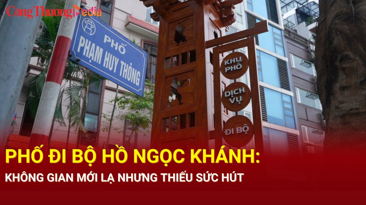 Phố đi bộ hồ Ngọc Khánh: Không gian mới lạ nhưng thiếu sức hút