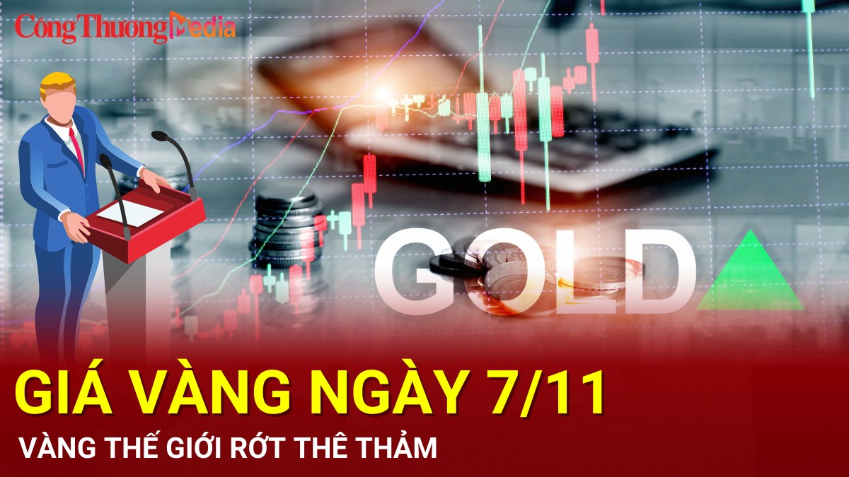 Giá vàng hôm nay 7/11/2024: Vàng thế giới rớt thê thảm