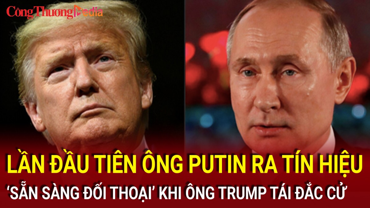 Lần đầu tiên ông Putin ra tín hiệu 'sẵn sàng đối thoại' khi ông Trump đắc cử