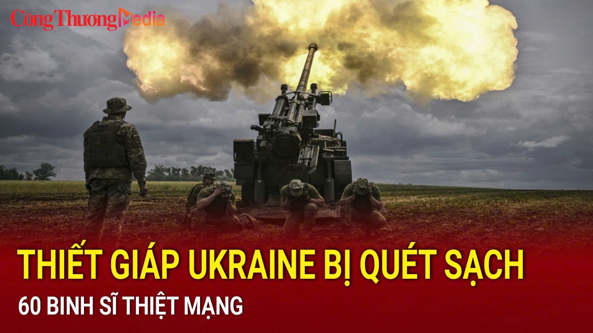 Thiết giáp Ukraine bị quét sạch, 60 binh sĩ thiệt mạng