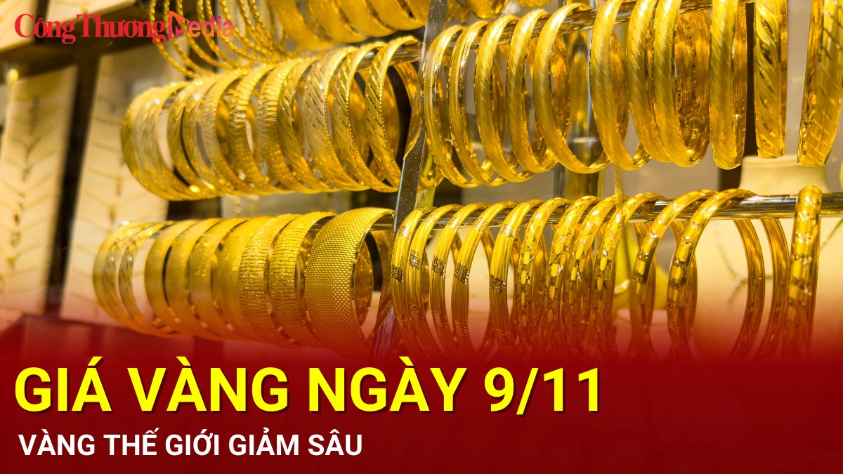 Giá vàng hôm nay 9/11/2024: Vàng thế giới giảm sâu