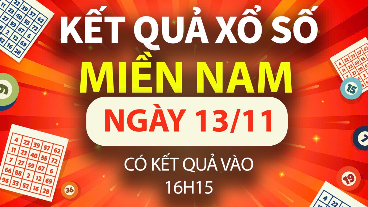 XSMN 13/11, trực tiếp Kết quả xổ số miền Nam hôm nay 13/11/2024, XSMN thứ Tư, KQXSMN ngày 13/11