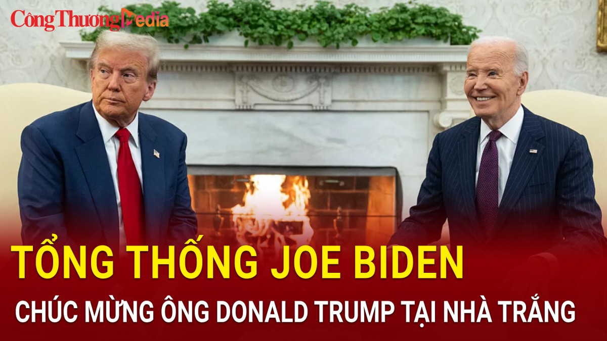 Tổng thống Joe Biden chúc mừng ông Donald Trump tại Nhà Trắng