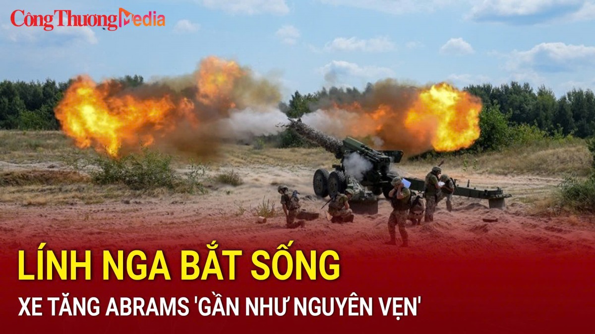 Lính Nga tịch thu xe tăng Abrams 'gần như nguyên vẹn'