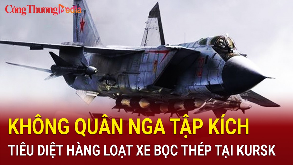 Nga tập kích hàng loạt xe bọc thép tại Kursk