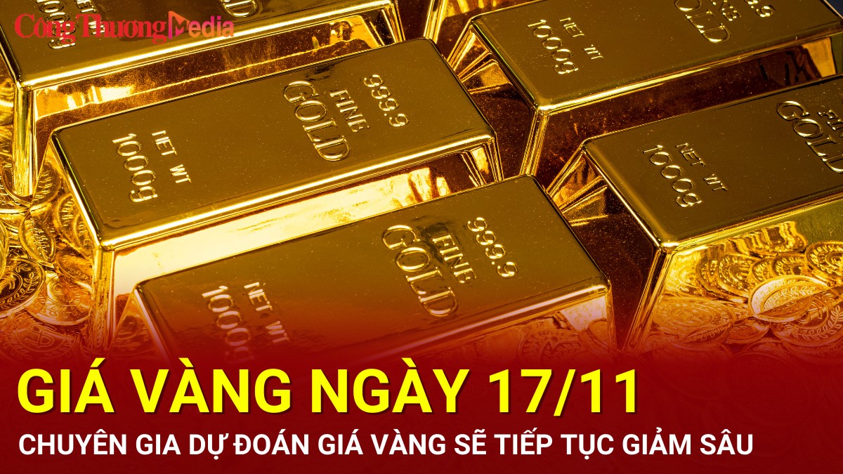 Giá vàng hôm nay 17/11/2024: Chuyên gia dự báo tiếp tục giảm sâu