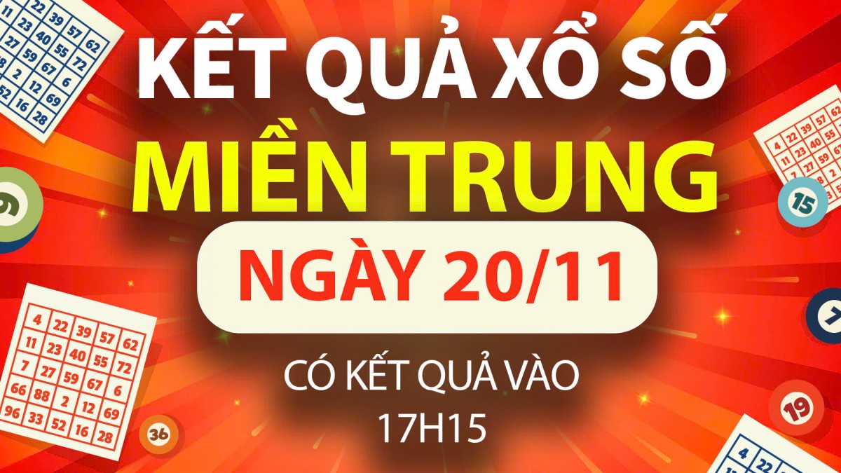 XSMT 20/11, trực tiếp Kết quả xổ số miền Trung hôm nay 20/11/2024, XSMT thứ Tư, KQXSMT ngày 20/11