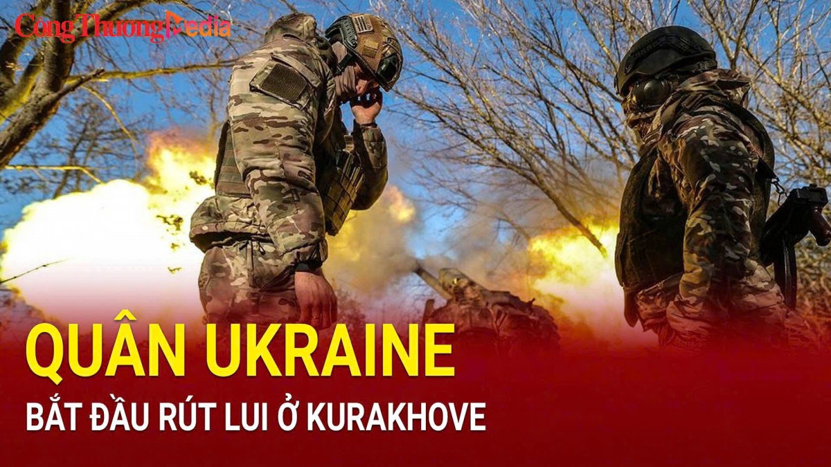 Quân Ukraine bắt đầu rút lui ở Kurakhove