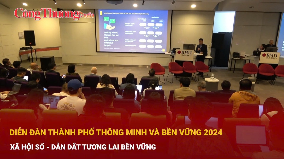 Diễn đàn thành phố thông minh và bền vững 2024 tại TP. Hồ Chí Minh