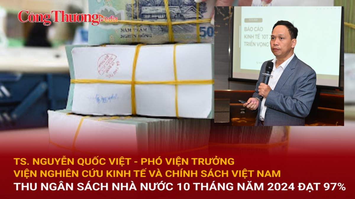 Thu ngân sách nhà nước 10 tháng năm 2024 đạt 97%