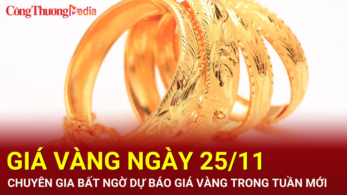 Giá vàng hôm nay 25/11/2024: Chuyên gia bất ngờ dự đoán giá vàng trong tuần mới