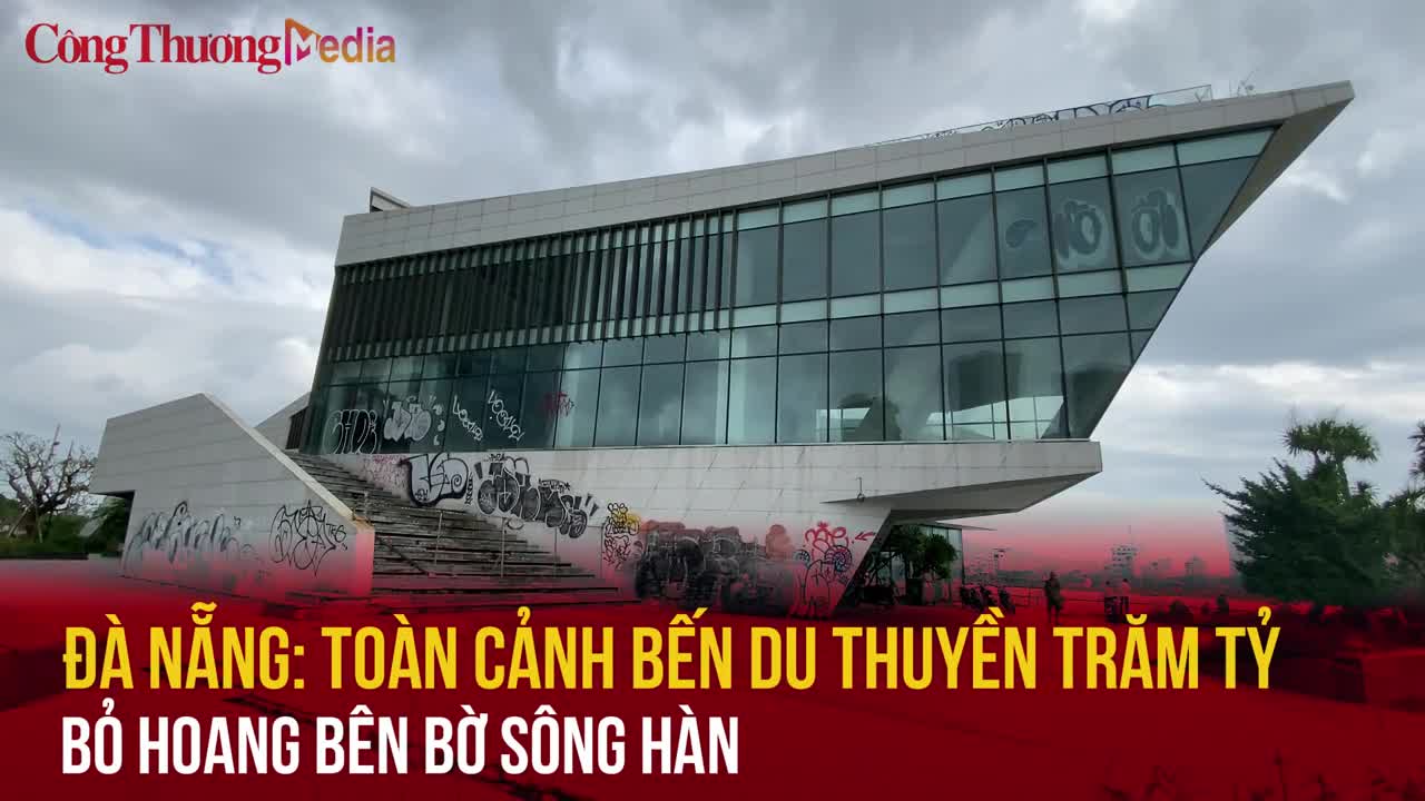 Đà Nẵng: Toàn cảnh bến du thuyền trăm tỷ bỏ hoang bên bờ sông Hàn