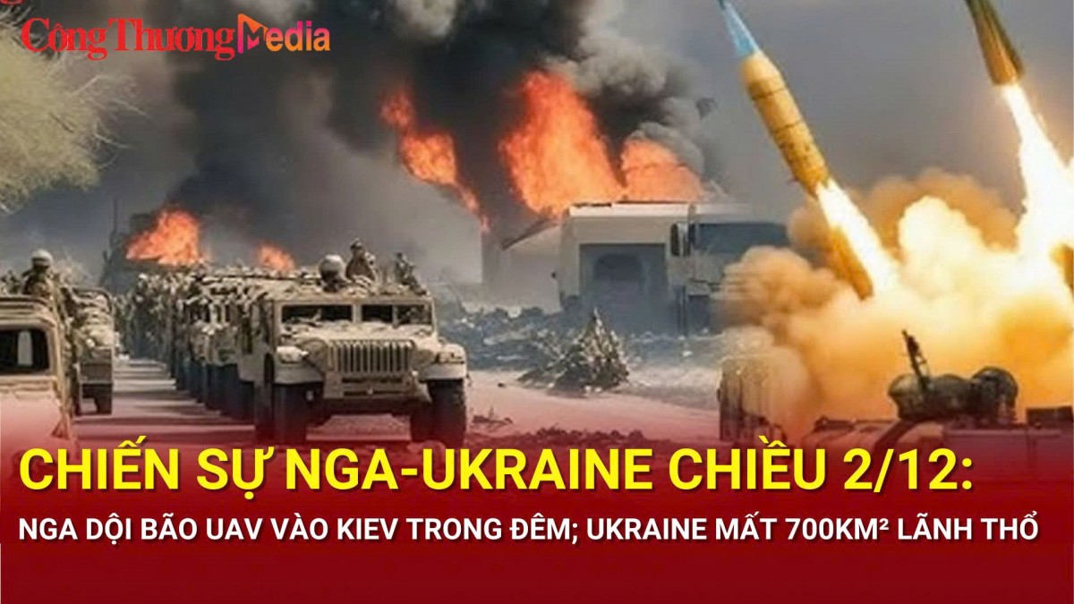 Chiến sự Nga-Ukraine chiều 2/12: Nga dội bão UAV vào Kiev trong đêm; Tổng thống Zelensky nêu điều kiện đàm phán