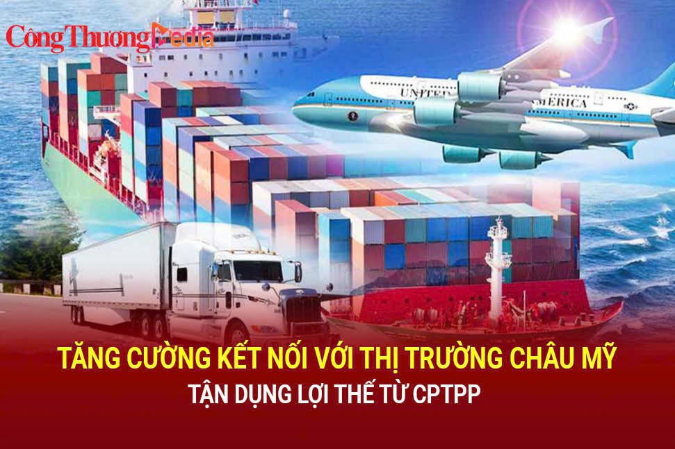 Tăng cường kết nối với thị trường châu Mỹ, tận dụng lợi thế từ CPTPP