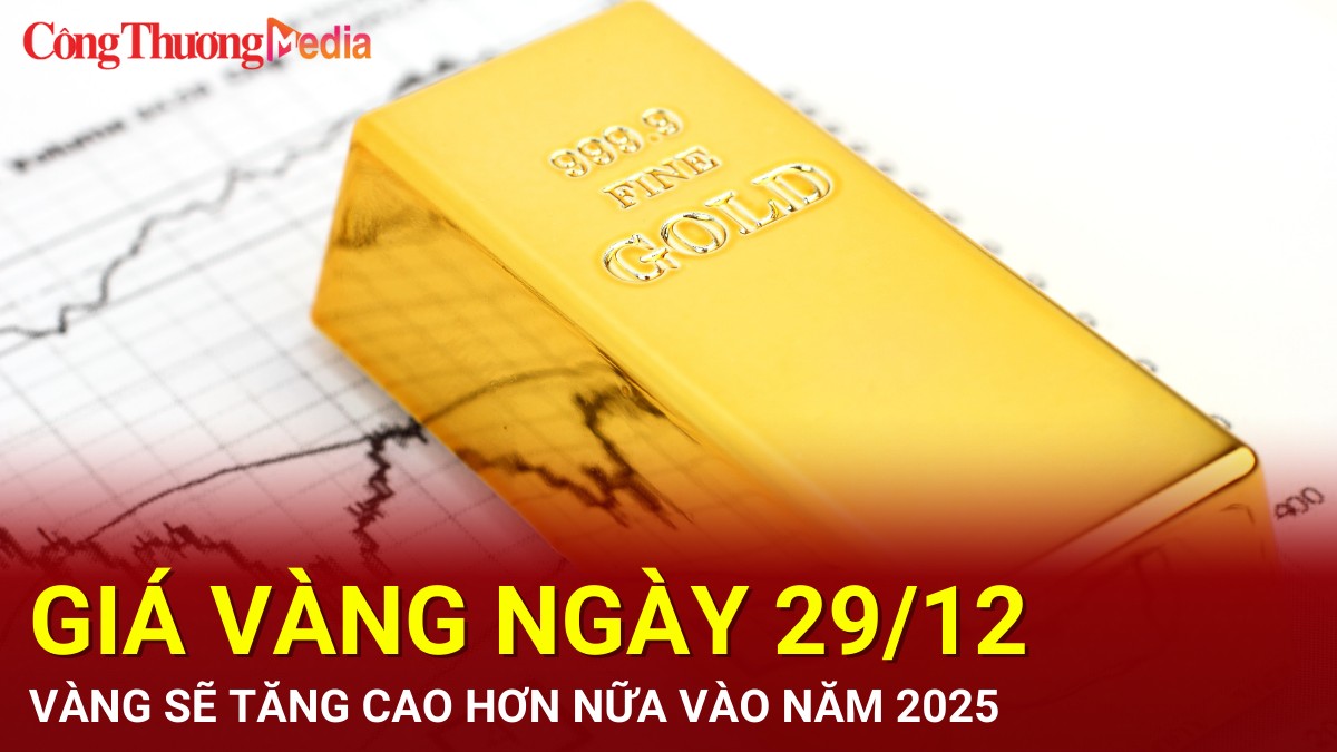 Giá vàng hôm nay 29/12/2024: Vàng sẽ tăng cao hơn nữa vào năm 2025